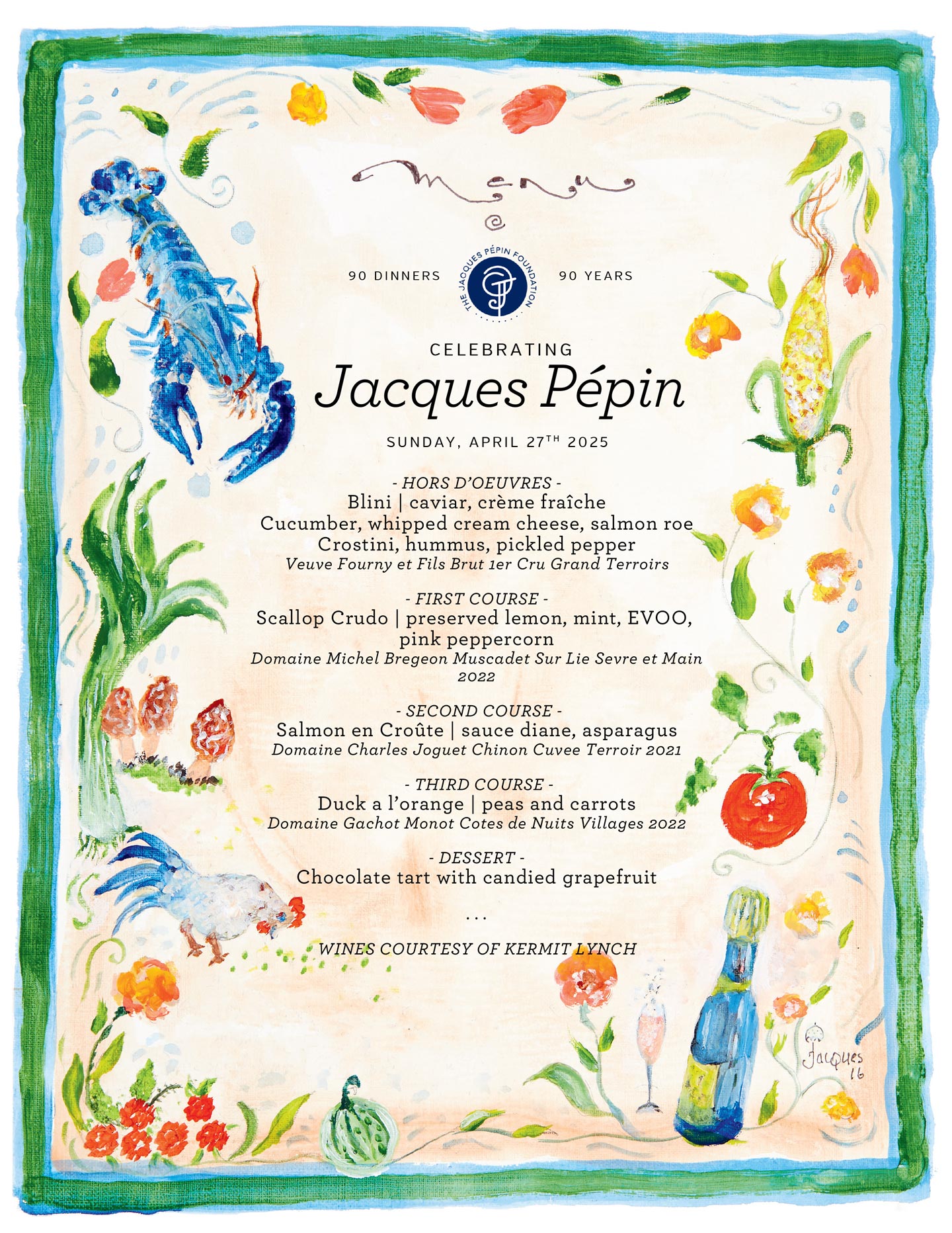 90/90 Dinner Menu for Yono’s