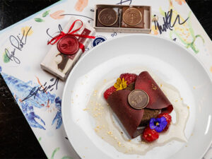 Dessert plate at Norman's 90/90 Dinner