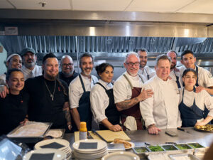 Culinary staff at Sereia 90/90 dinner