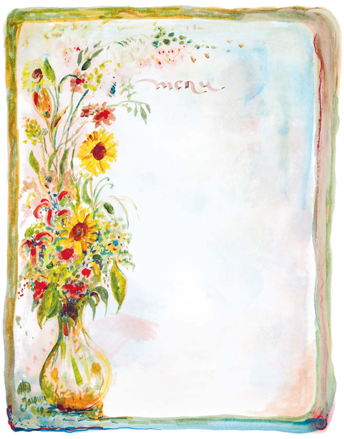 Background for Fall Gatherings Menu