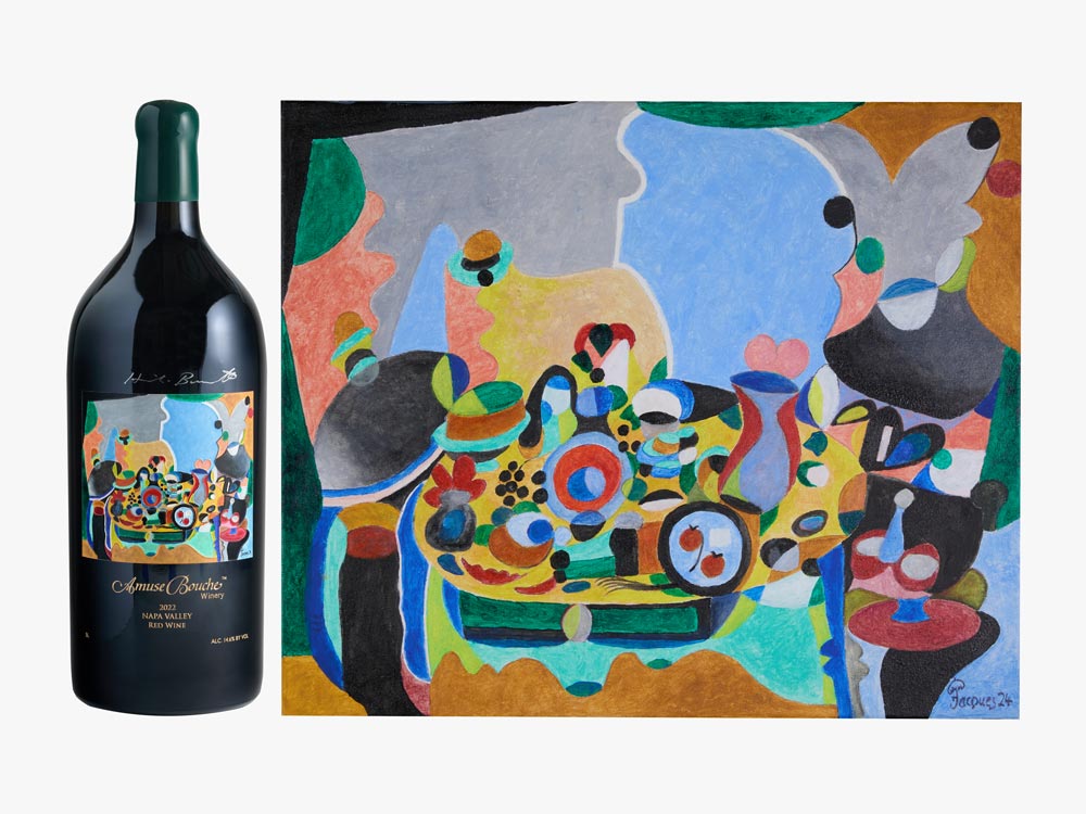 Jacques Pépin painting, 