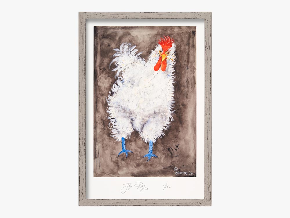 Jacques Pépin painting, 