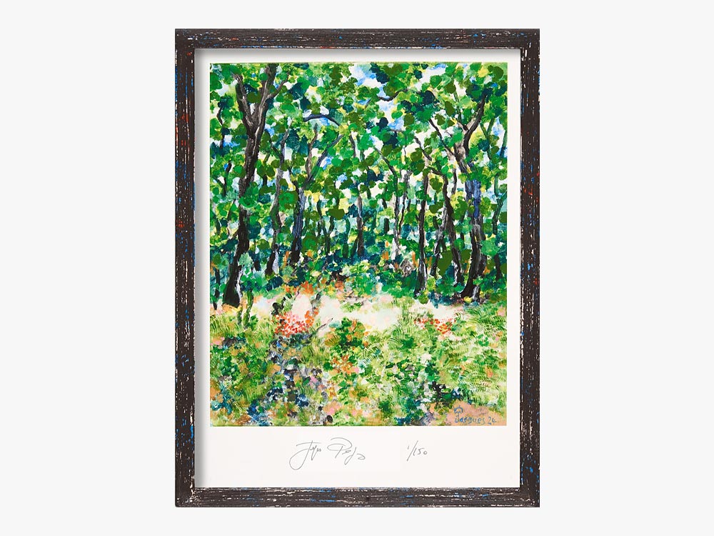 Jacques Pépin painting, 