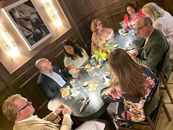Diners at Asador Bastian's 90/90 dinner series