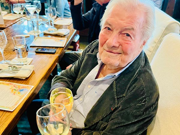 Jacques Pepin at Donahue's 90/90 dinner