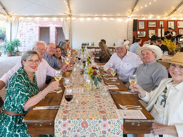 Guests at the Perini Ranch 90/90 dinner