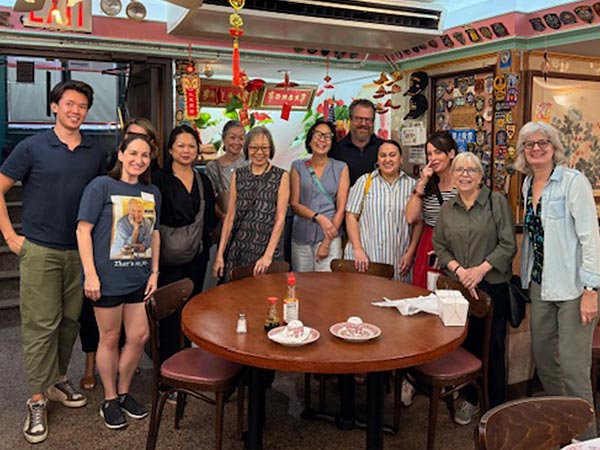 Guests at Chinatown event