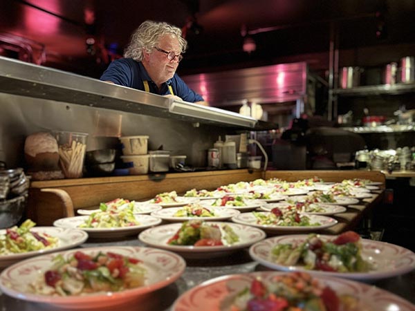 Food prep at Neb restaurant