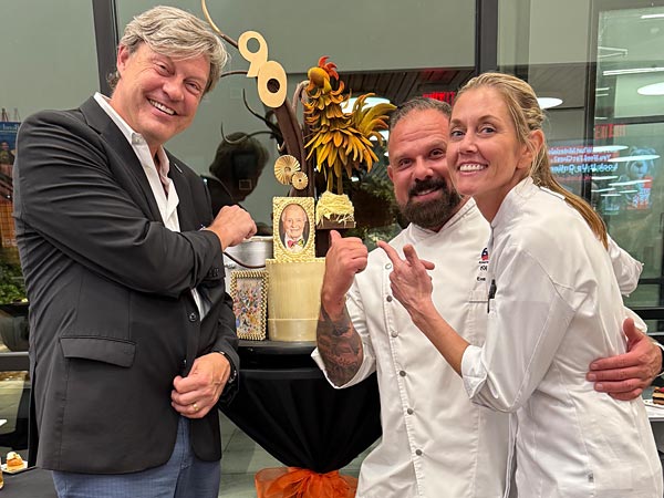 Rollie Wesen with Meegan Roberts and Chris Scwierz