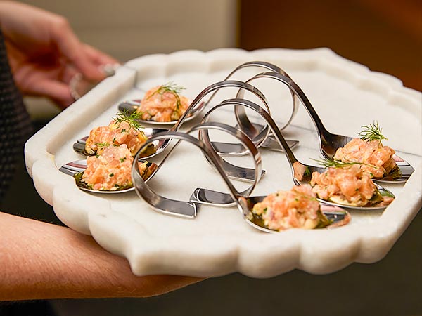 Passed hors d'oeuvres at Dalida