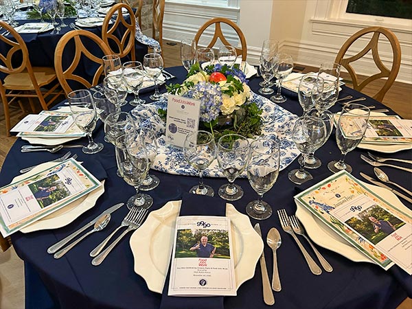 Dinner seating at Food Jobs Work event for the 90/90 Event Series