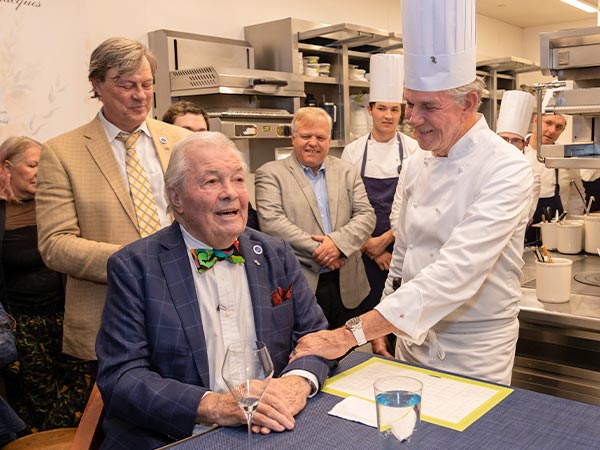 Jacques Pepin and Thomas Keller at The French Laundry