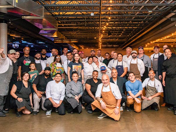 Chefs at Hudson Valley Chefs event