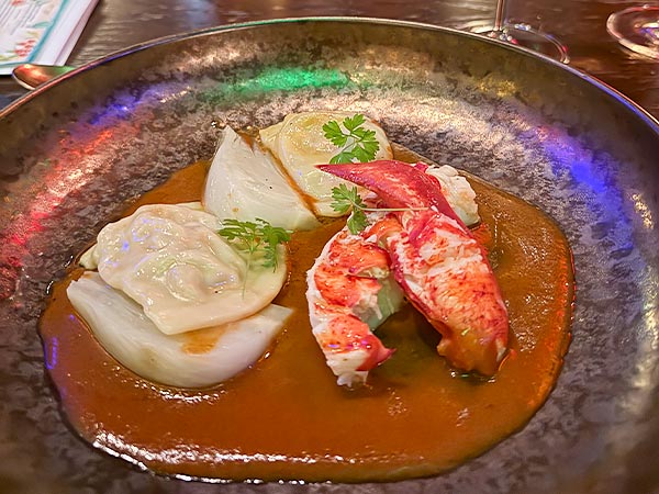 Plate of food at the Intercontinental San Francisco
