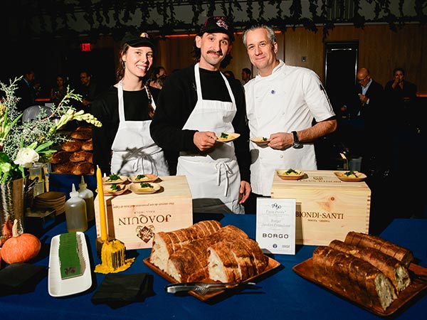 Jordan Frosolone and team from Borgo at 90/90 event